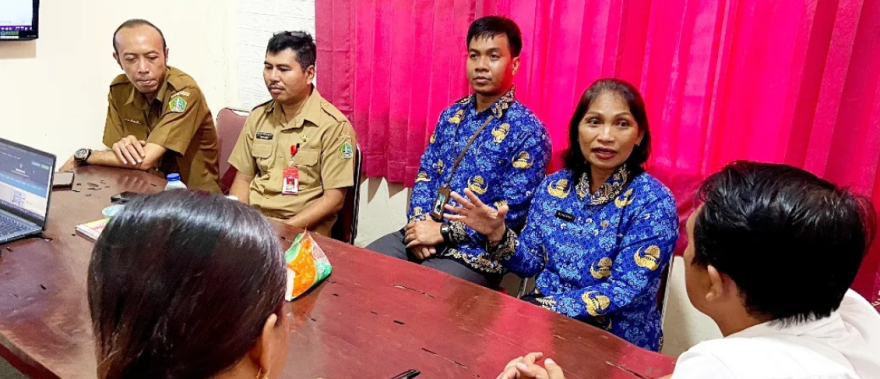 Persiapan Desa Cinta Statistik, Perbekel Kukuh Kerambitan Terima Kunjungan Kepala BPS Kabupaten Tabanan